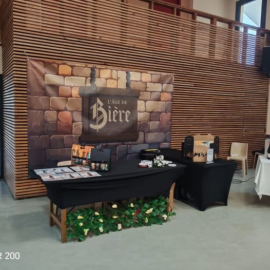Le stand L'Âge de Bière sur un salon